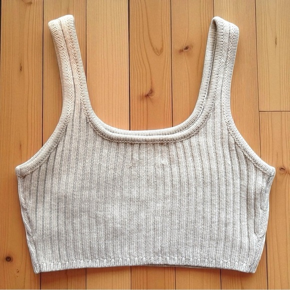 SABO Ribbed Knit Crop Tank Top – Size S (AUS 8 / USA 4) - Picture 1 of 8